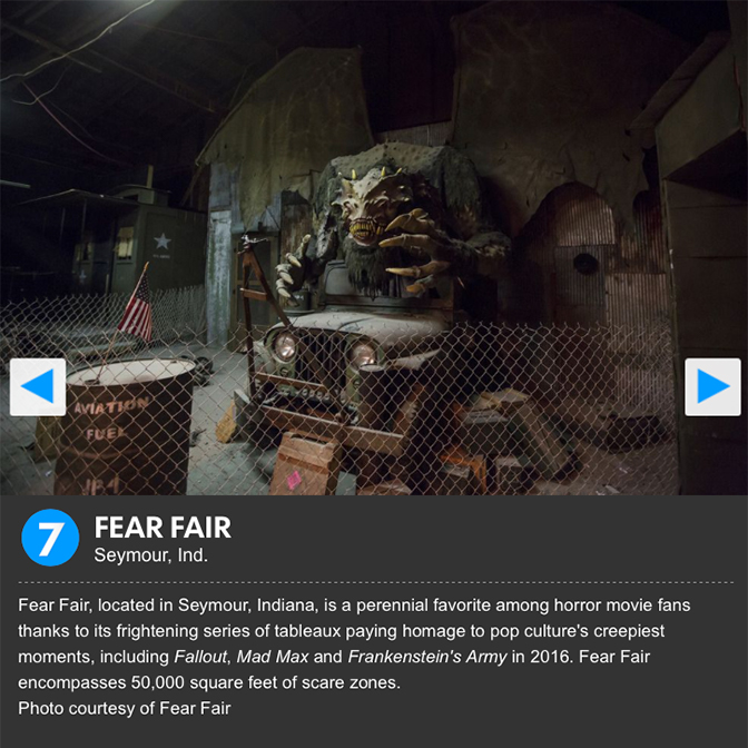#7 Best Haunted House by USA Today